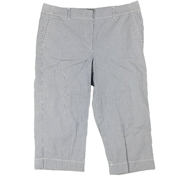 Talbots Capri Pants Womens Size 12 Chelsea Office Capsule Career Minimal Casual - Picture 2 of 11